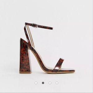 Brown Tortoise Heels